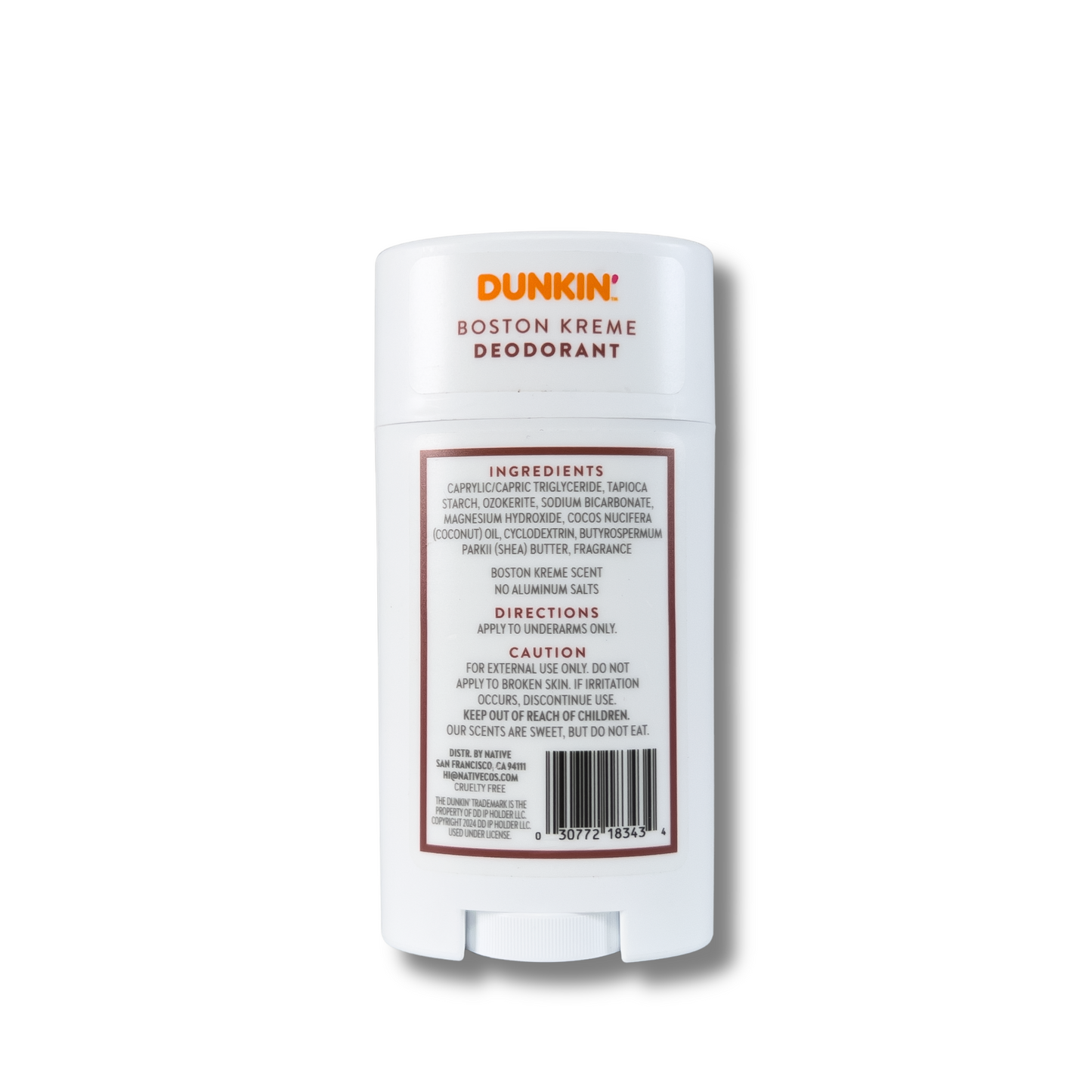 Native x Dunkin' Boston Crème Donut Deodorant