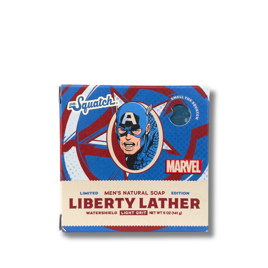 Dr. Squatch Marvel Captain America Soap – Limited Edition