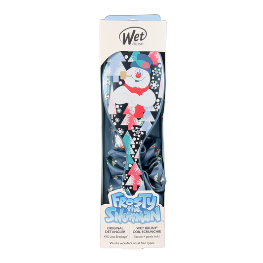 Wet Brush - Frosty the Snowman Original Detangler & Coil Scrunchie Kit