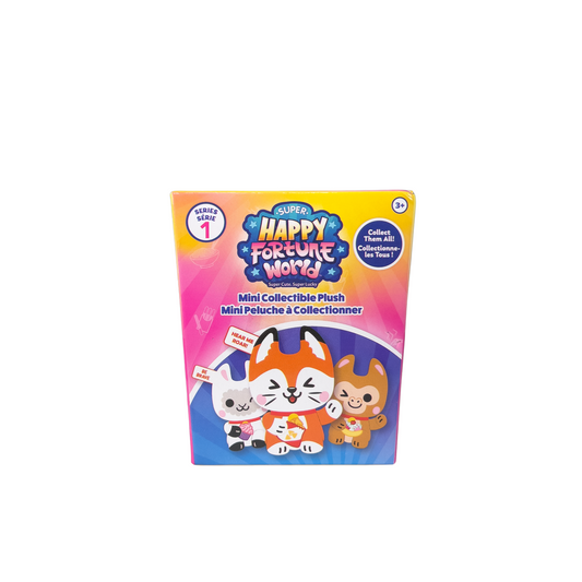 Super Happy Fortune World Mini Collectible Stylized Plush - Series 1 Mystery Pack