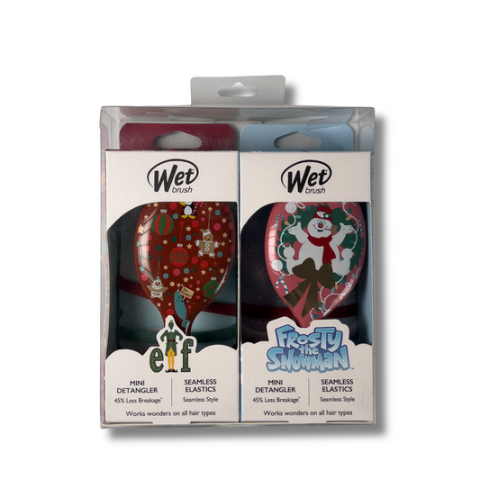 Wet Brush Hair Brush Mini Detangler Christmas Pack